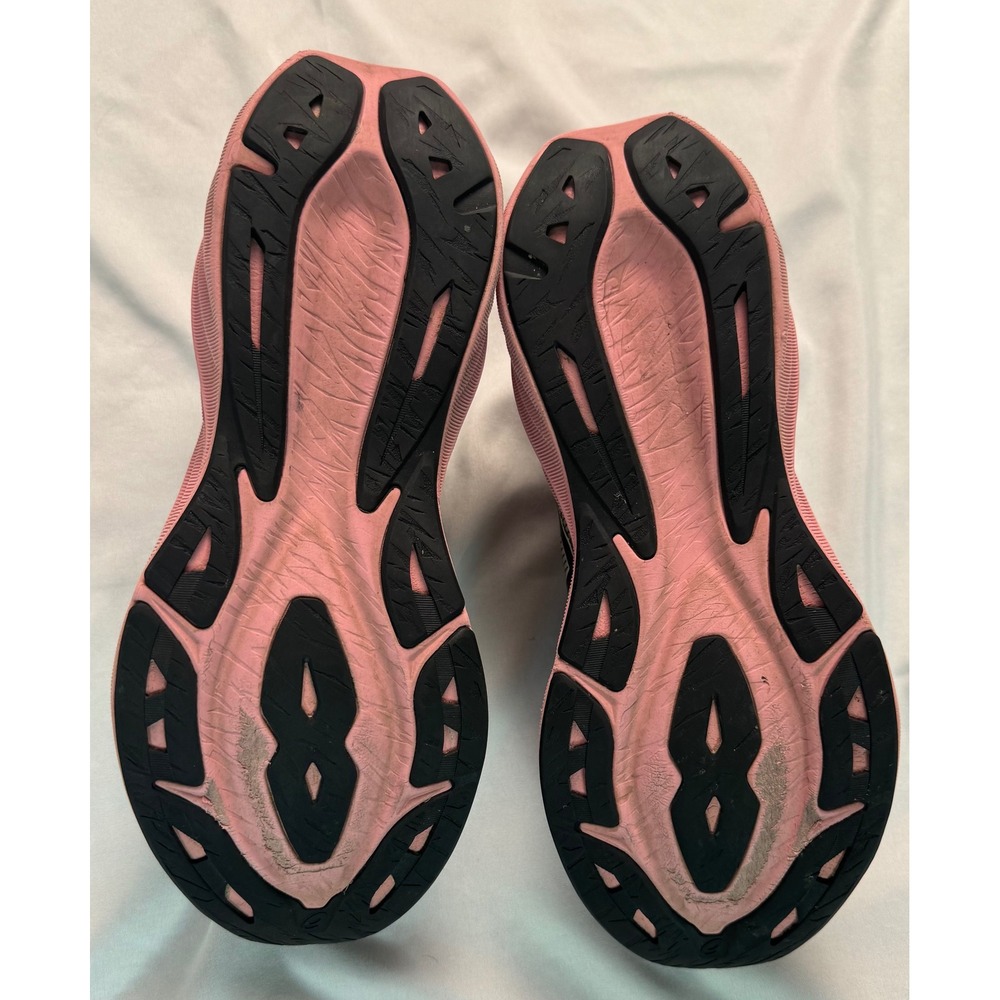 ASICS Novablast 3 Black Pink Glo Running Shoes Womens 9.5 1012B410 FF Blast+ - Picture 8 of 13